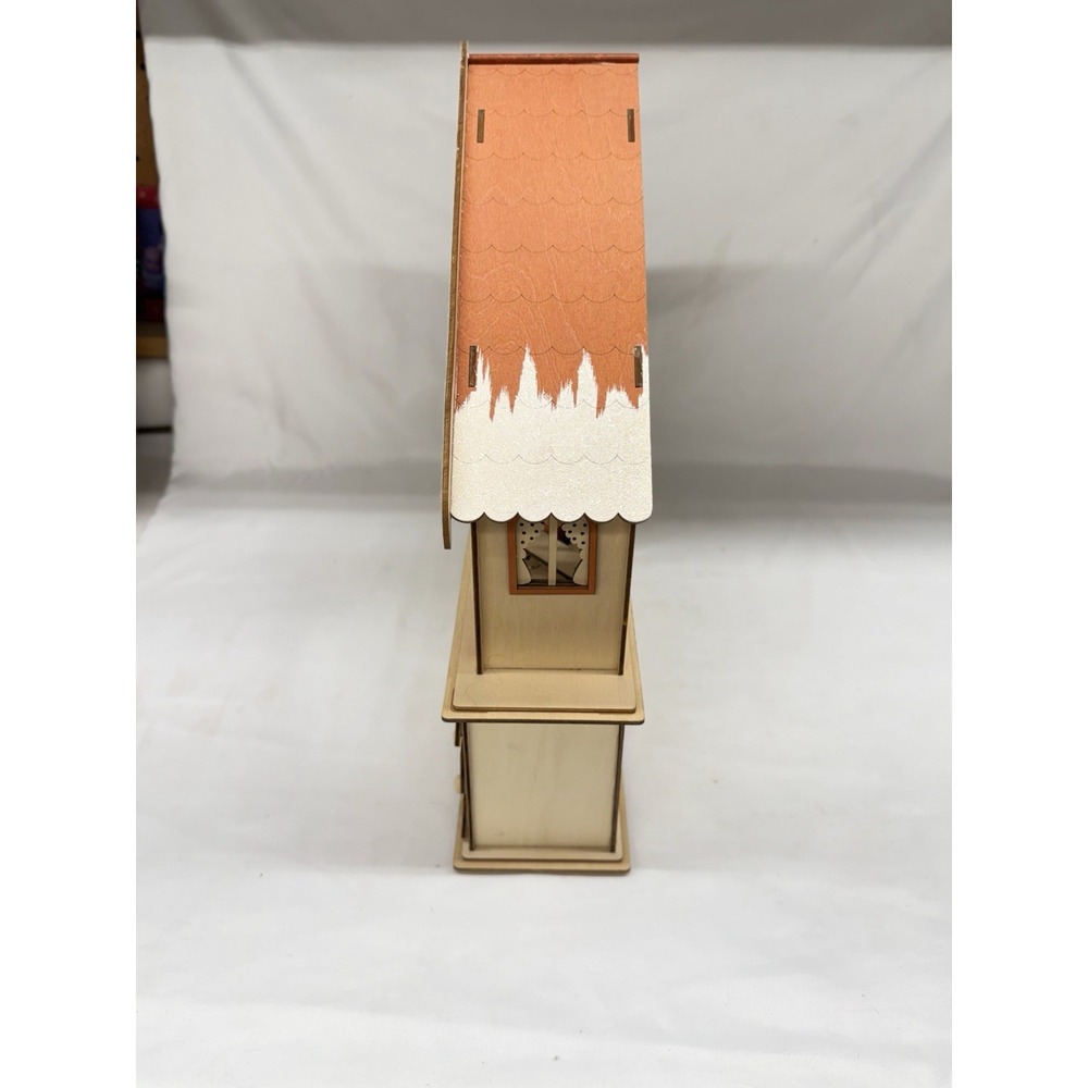 Lighted Wooden Advent Calendar 3D Holiday HomeScene LED 24 Drawers 15" Tall - Picture 7 of 11